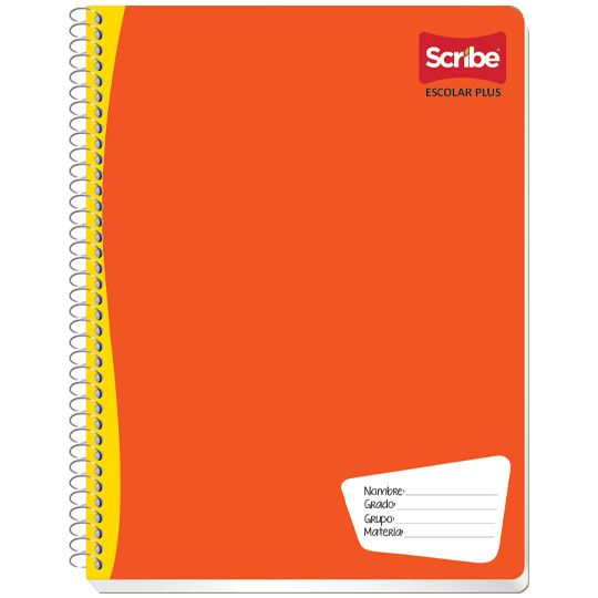 Cuaderno Scribe Profesional Escolar Plus Cuadro Chico (5 Mm), Con 100 Hojas