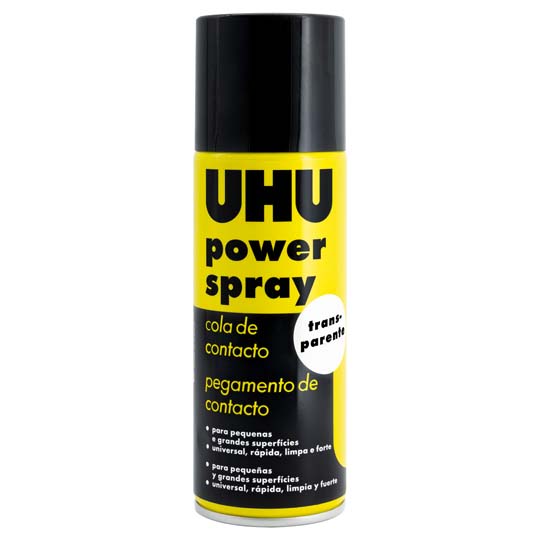 Pegamento De Contacto Uhu Power Spray De 200Ml