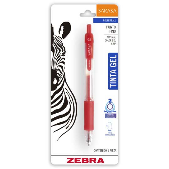 Lm-Bolígrafo Gel Retráctil Sarasa Zebra,