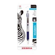 Bolígrafo F-301 Zebra Punto Fino 0.7M, Azul, Blíster 1 Pz 