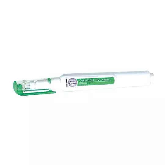 Corrector Liquido Tipo Pluma Zebra, Punto Mediano 1.00Mm