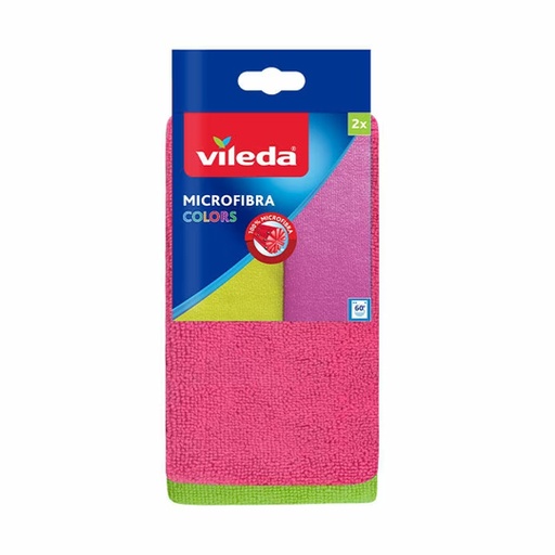 [VIL-PAN-158685] Paño Microfibra X2, Varios Colores, Vileda