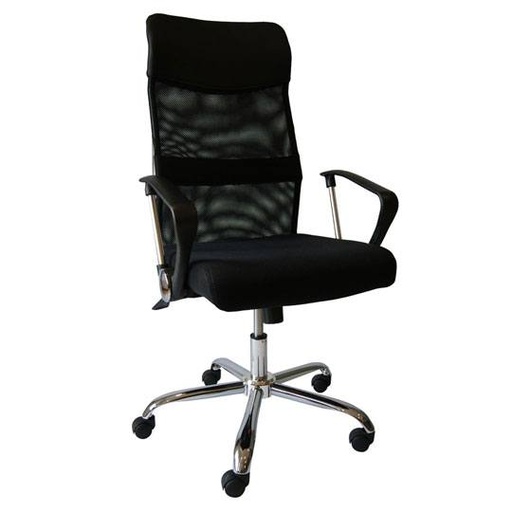 [ERGO-SI-1460O] Silla Ejecutiva Ergo 1460 Respaldo En Malla Y Asiento En Tela