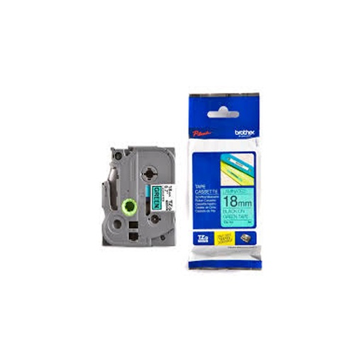 [BRO-CIN-TZ741] Cinta Brother Negro Sobre Verde Tze741