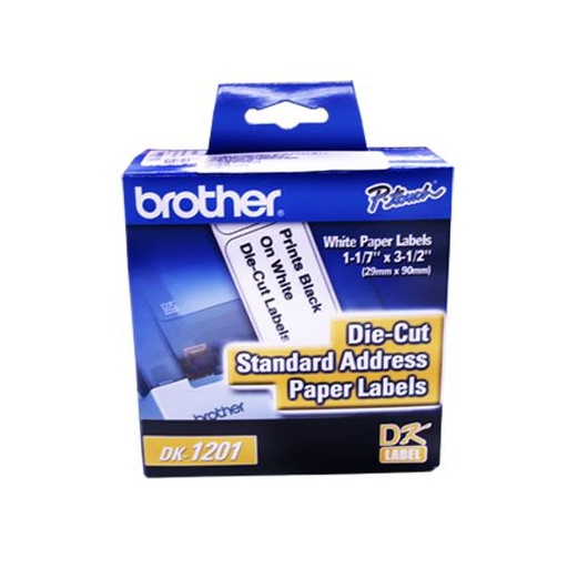 [BRO-ETI-TK1201] Etiquetas Brother Precortadas De Medida