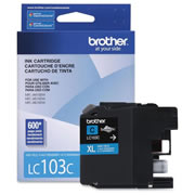 [BRO-TIN-LC103C] Cartucho Brother De Tinta Cian Lc103C