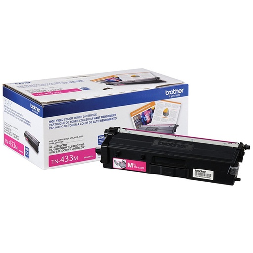 [BRO-TO-TN433M] Tóner Brother Color Magenta De Alto Rend
