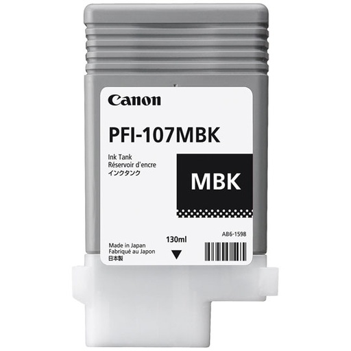 [CAN-TIN-107MBK] Tanque De Tinta Canon Pfi-107 Negro Mate