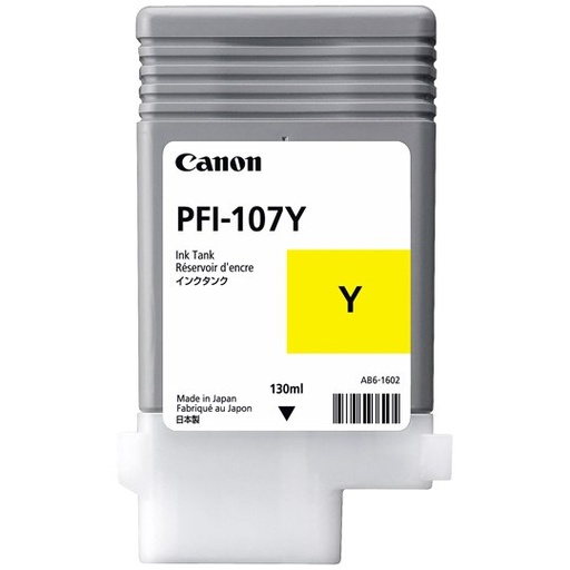 [CAN-TIN-107Y] Tanque De Tinta Canon Pfi-107 Amarillo