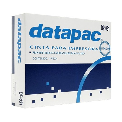 [D031-CIN-DP] Cinta Datapac Negra Para Impresora DP-031