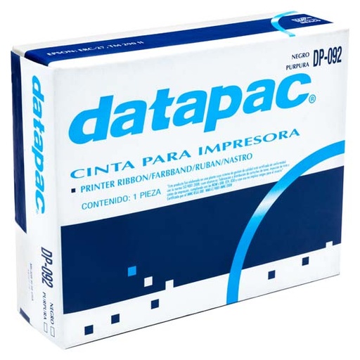 [D092-CIN-DP] Cinta Datapac Purpura Para Impresora Epson DP-092