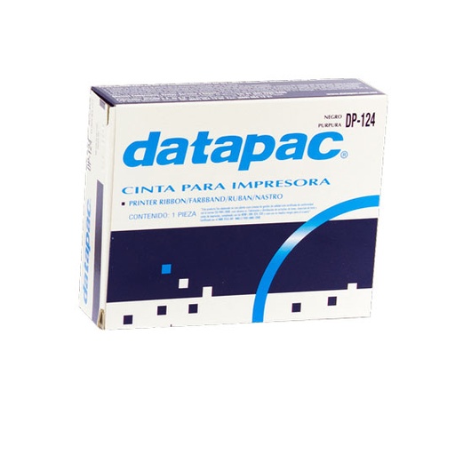 [DP-CIN-124] Cinta Datapac Negra Para Impresora DP-124