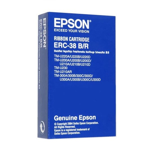 [EPS-CIN-ERC38BR] Cinta Bicolor Epson  Erc-38Br