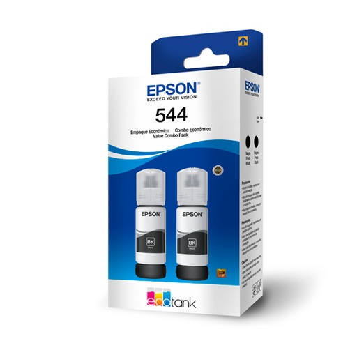 [EPS-TIN-2PT5441] Kit Tintas Negras Epson T544 2 Pzas