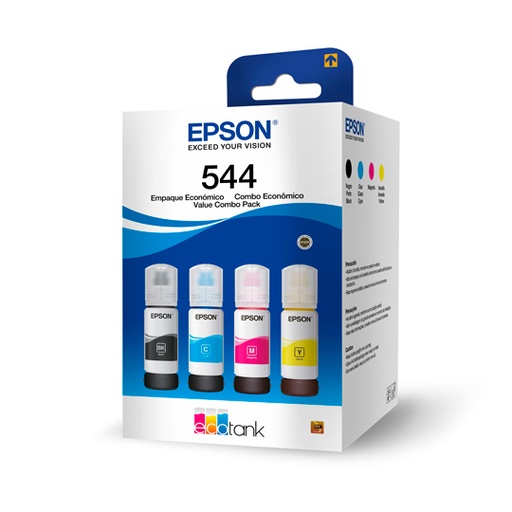 [EPS-TIN-4PT5445] Kit Tintas De Color Epson T544 4 Pzas