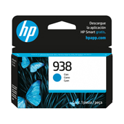 [HP-TIN-4S6X5PL] Cartucho De Tinta Cian Hp 938