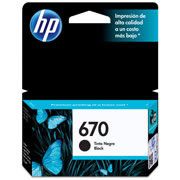 [HP-TIN-CZ113AL] Cartucho De Tinta Negra Hp 670