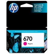 [HP-TIN-CZ115AL] Cartucho De Tinta Magenta Hp 670