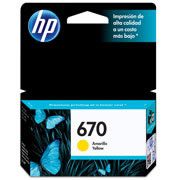[HP-TIN-CZ116AL] Cartucho De Tinta Amarilla Hp 670