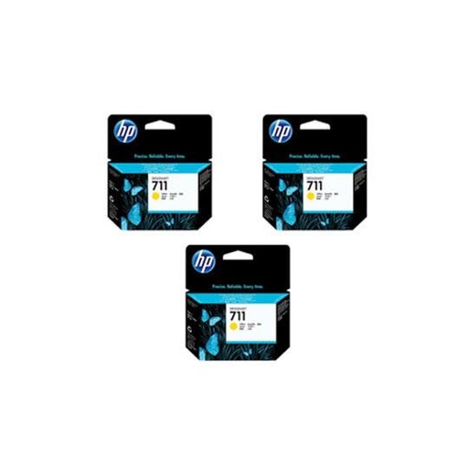 [HP-TIN-CZ136A] Pack De 3 Cartuchos De Tinta Hp 711 De 2