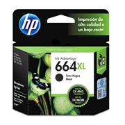 [HP-TIN-F6V31AL] Cartucho De Tinta Negra Hp 664Xl
