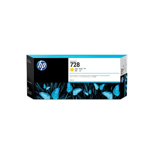 [HP-TIN-F9K15A] Hp728 300-Ml Yellow Designjet Ink Crtg