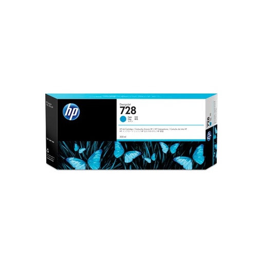 [HP-TIN-F9K17A] Hp728 300-Ml Cyan Designjet Ink Cartr