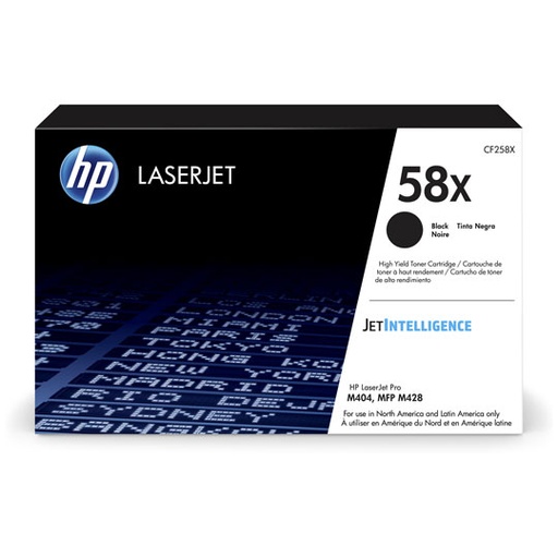 [HP-TO-CF258X] Hp 58X Black Laserjet Toner Cartridge