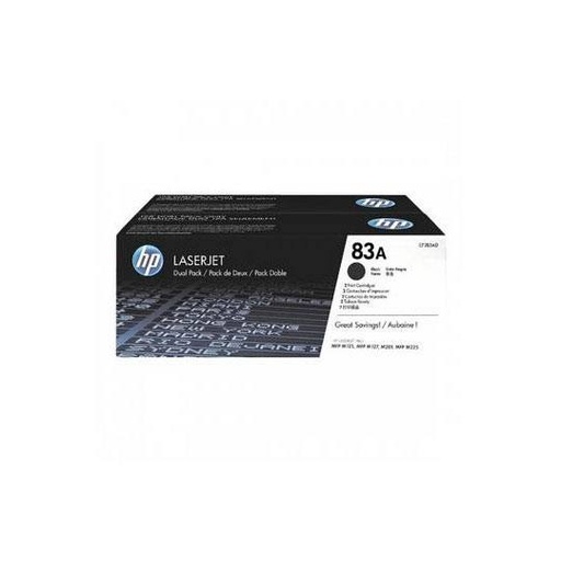 [HP-TO-CF283AD] Pack De 2 Cartuchos De Tóner Negro Hp 83