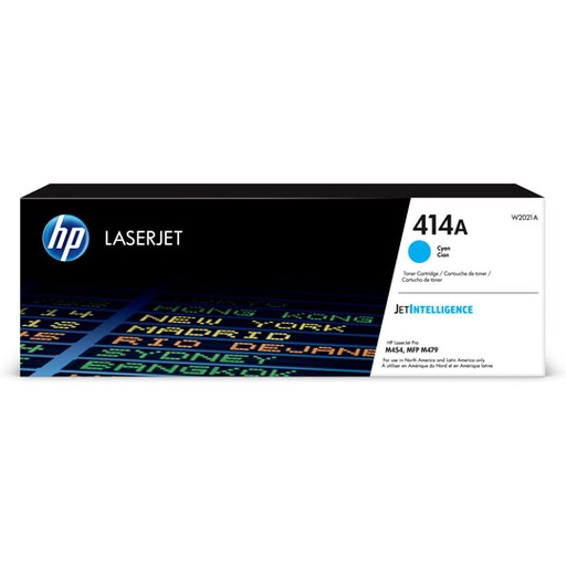 [HP-TO-W2021A] Hp 414A Cyan Laserjet Toner Cartridge