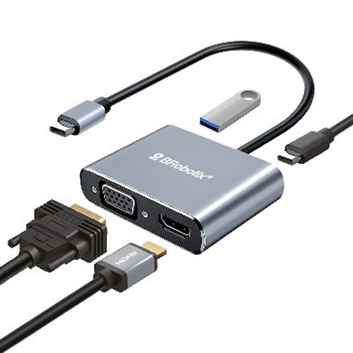[BR-CO-6000687] Docking Brobotix Hub 4 En 1 Hdmi Svga