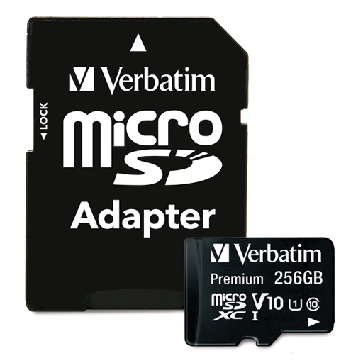 [VER-ACC-70364] Microsdxc Premium Verbatim 256Gb Clase 1