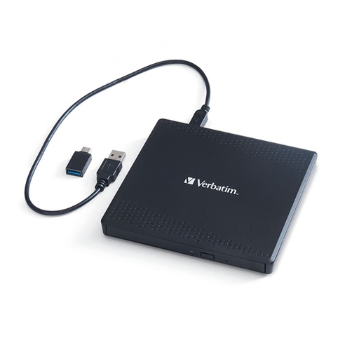 [VER-ACC-71123] Grabadora Verbatim De Cd/Dvd Usb Externa