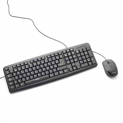 [VER-ACC-98111] Kit Verbatim Teclado Y Mouse Alámbrico U