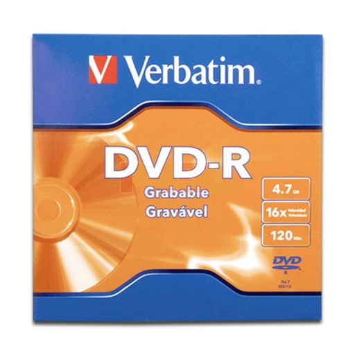 [VER-DIS-VB97323] Disco Verbatim Dvd-R 16X 4.7Gb Sobre Ind