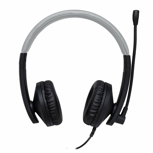 [MC-ACC-112167] Perfect Choice Diadema Con Micrófono Loudy, Alámbrico, Usb, Negro/Gris