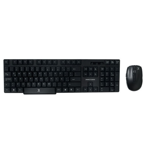 [MC-ACC-200994] Kit Teclado Y Mouse Perfect Choice Inalámbrico Antiderrames Negro