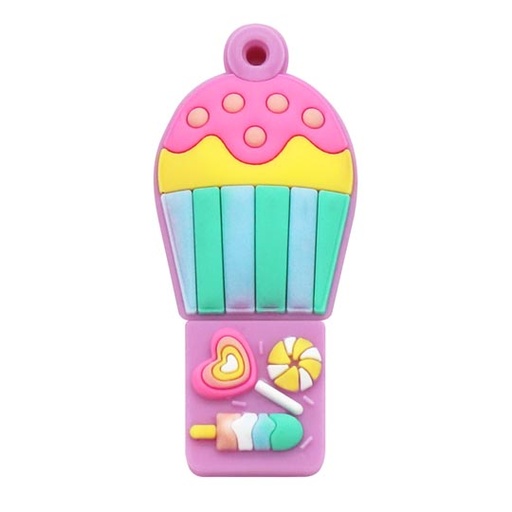 [BR-ME-19043212] Memoria Usb Brobotix 32Gb Cupcake Lollyp