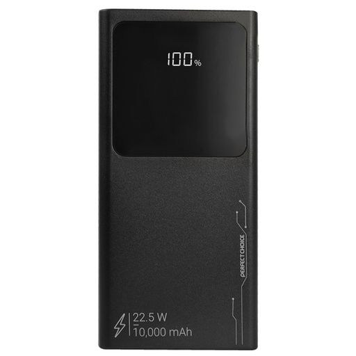 [MC-ACC-241003] Power Bank Perfect Choice De 10,000 Mah, Cargarápida,Color Negro