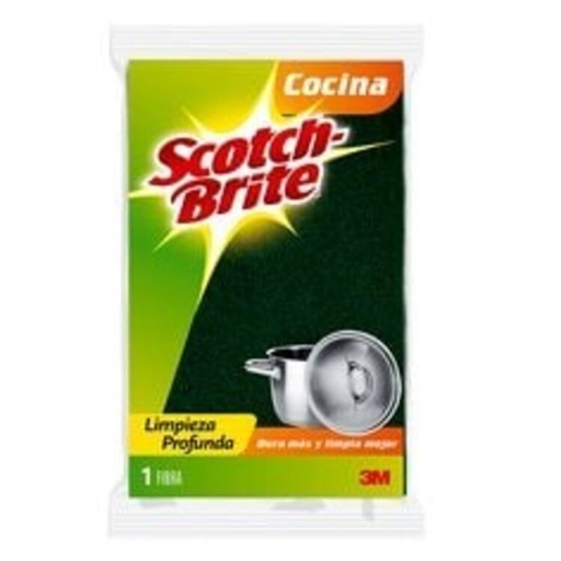 [3M-FIBRAGRANDE] Fibra Verde Scotch-Brite 3M Tamaño Grand