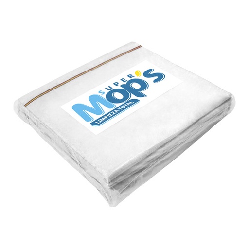 [MOP-FRAN-MOP176] Franela Super Mops Color Blanco Paquete Con 6 Piezas De