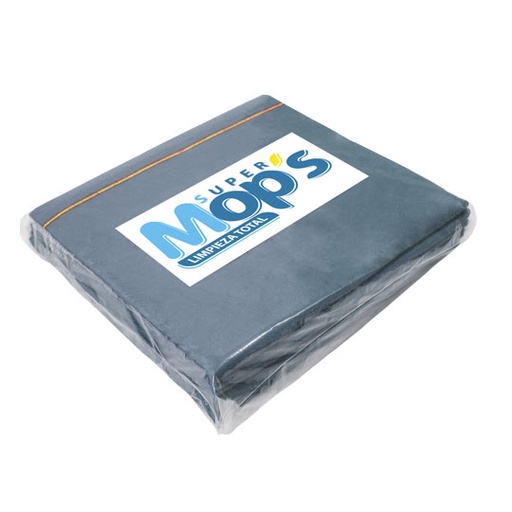 [MOP-FRAN-MOP175] Franela Super Mops Color Gris Paquete Con 6 Piezas