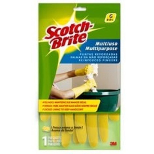[3M-GUANTE-MGD] Guantes De Latexamarillos Afelpados Scot