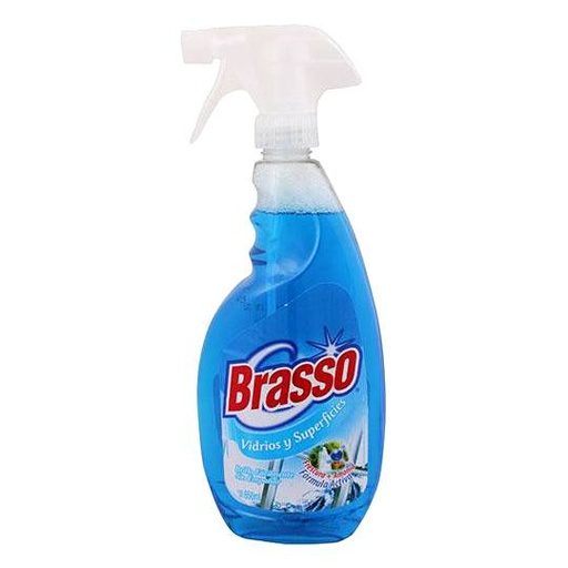 [LRB-BRA-VIDRIOS] Limpiador De Vidrios Brasso 650 Ml.