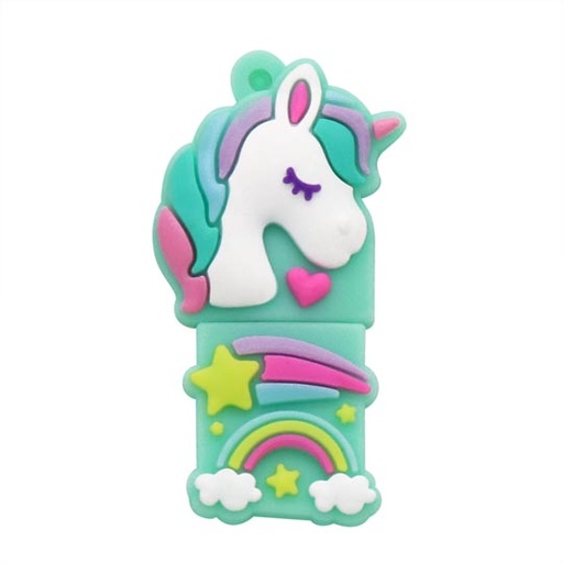 [BR-ME-19043229] Memoria Usb Brobotix 32Gb Unicornio Arcoiris