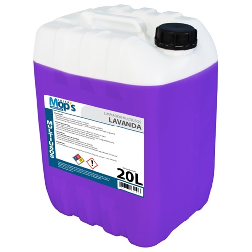 [MOP-MULT-LV20] Limpiador Multiusos Super Mops Aroma Lavanda, 20Lts