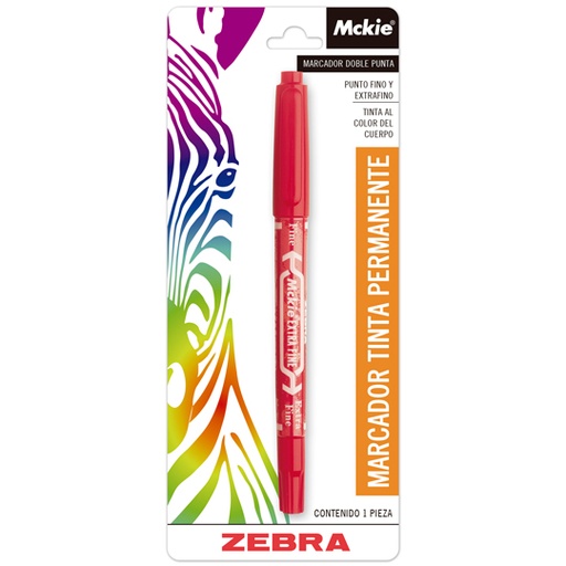 [ZEB-MAR-4012] Lm-Marcadordoble Punta Mckie Zebra, Punt