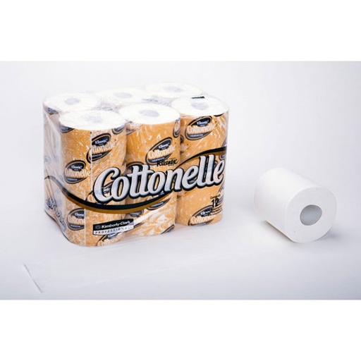 [LKC-HIGSR-90498] Papel Higiénico Blanco Kleenex Cottonell, Colchon Con 72 Rollos