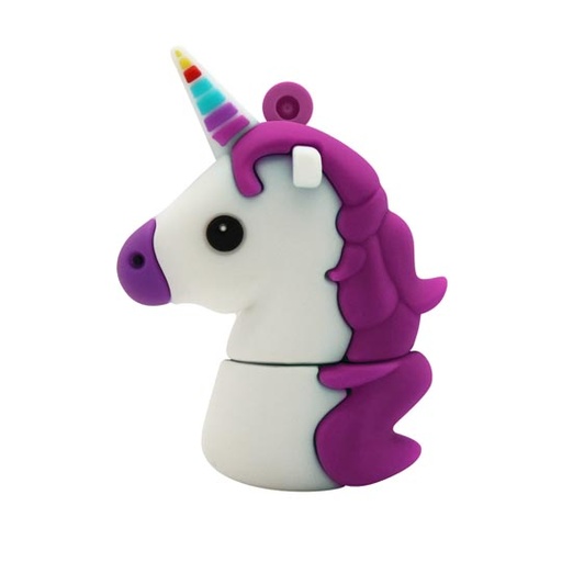 [BR-ME-19043232] Memoria Usb Brobotix 32Gb Unicornio Morado