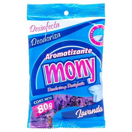 [LJA-PAST-80GR] Pastilla Aromatizante Para Inodoro Mony